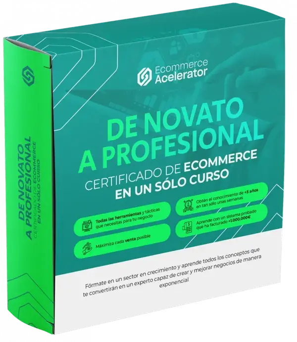Caja del curso Ecommerce Acelerator De novato a profesional